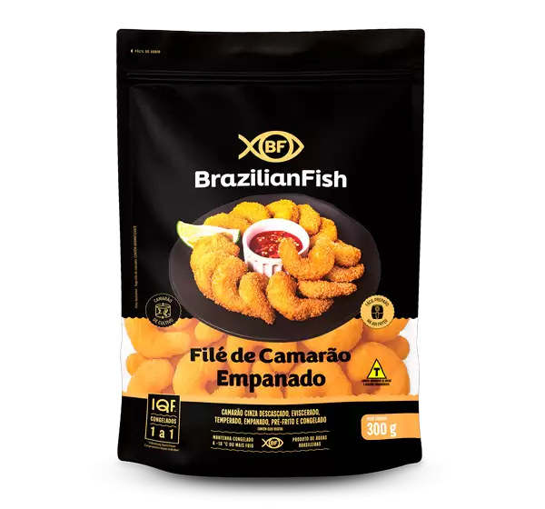 Filé de Camarão Empanado